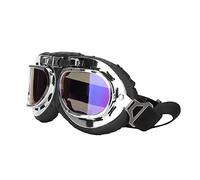 HUSHUI Dog Goggles, Large Area Lens Design Foldable Frame with Adjustable Elastic Strap for Medium Large Dogs Walking Swimming Cycling (#4)