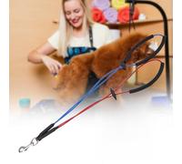 HUSHUI Dog Grooming Loop Adjustable Noose for Grooming At Home and Bath Tub Strong Durable Steel Wire (Large Size 3.8x7.8cm)