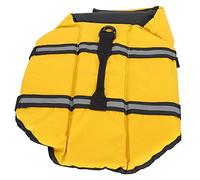HUSHUI Dog Life Jacket Floatation Vest with Adjustable Belt for Water Safety and Fun Swimming Activities, Oxford Cloth, 1 Unit (XL)