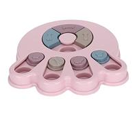 HUSHUI Dog Puzzle Feeder Interactive Slow Feeding Tray Educational Toy for Dogs and Cats Plastic Round 1 Unit (#2)