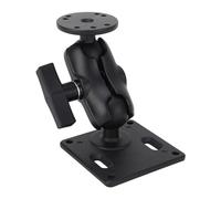 HUSHUI Double Ball Mount Heavy Duty Aluminum Adapter for Tablets and Fish Finders on Trucks Boats Medical Equipment