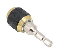 HUSHUI Drill Change Adapter, 1/4in Hex Shank Fast Release Popup Converter with Comfortable Non Slip Round Handle, for Electric Drill Bit Quick Replacement (60mm)