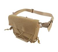 HUSHUI Drop Bag, Utility Tool Bag with Multi Layer Design for Chest Rig Vest, Ideal Fanny Pack for Gardening, Camping, Hiking, khaki, briefcase