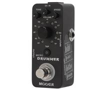 HUSHUI Drum Machine Pedal Compact Metal Effect with 121 Loops for Electric Guitar Players - True Bypass 95mA