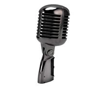 HUSHUI Dynamic Microphone, Cardioid Pickup Pattern Die Cast Shell Shockproof Structure, with Built in Soundproof Housing High Signal Output, for Stage Performances Studio Recordings (Gunmetal Grey)
