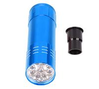 HUSHUI Egg Candler, LED Cool Light Egg Tester with Cone Spot Light and Detachable Structure for Duck Goose Quail Bird Eggs Hatching and Learning (Blue)