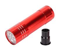 HUSHUI Egg Candler, LED Cool Light Egg Tester with Cone Spot Light and Detachable Structure for Duck Goose Quail Bird Eggs Hatching and Learning (Red)