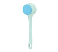 HUSHUI Electric Body Brush with Dual Handle Automatic Scrubber for Efficient Shower Cleaning for Adults - ABS/Silicone (Green)