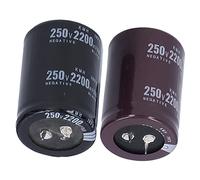 HUSHUI Electrolytic Capacitor Durable Energy Storage for Filtering and Coupling in Audio Equipment 2Pcs Aluminium 35x50mm