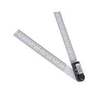 HUSHUI Electronic Digital Angle Ruler, High Accuracy Digital Display Protractor with Anti Slip Knob, for Woodworking Machining Engineering Construction