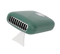 HUSHUI Eyelash Dryer Fan, Mini Portable USB Rechargeable 3 Speed Low Noise Blow Dryer with Folding T Bracket, for Eyelash Extension Glue Drying (Green)