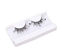 HUSHUI False Eyelashes Fluffy Wispy Sequin Flutter Lashes for Stage Performance Cosplay 1 Pair (A13)