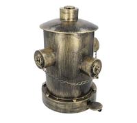 HUSHUI Fire Hydrant Waste Bins, Antique Bronze Trash Can with Inner Bucket Pedal, Iron Art Garbage Bin for Decorative Home, Tabletop, and Floor