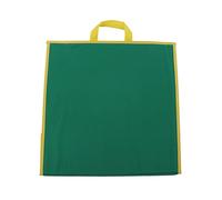 HUSHUI Foldable Felt Flannel Board for Educational Teaching, Portable Double-Sided Quiet Board for Early Learning, Made of Felt Fabric, 44 X 43.5cm (Blue Green)