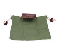 HUSHUI Foraging Bag Stylish Durable Canvas Waist Hanging Tool Pouch for Outdoor Camping Hiking 1 Unit