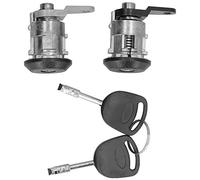 HUSHUI Front Door Lock Cylinder Kit, Durable Lock Barrels with Keys for KA//Courier, 2 Units