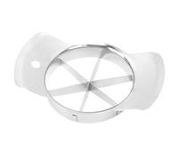 HUSHUI Fruit Cutter Divider, 304 Stainless Steel Labor Saving Fruit Wedger with Multifunctional Design for Apples Oranges Pears (Silver)