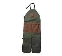 HUSHUI Gardening Apron, 600D Oxford Cloth Adjustable Long Apron with 6 Pockets, for Gardening Farming Lawn Care Outdoor Work (One Size)