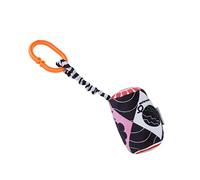 HUSHUI Geometric Shape Baby Hanging Rattle, Cute Plush Rattle Toy for Stroller, Stimulates Visual Development, Safe and Eco-Friendly, 1 X 23cm (#3)