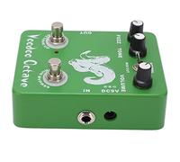 HUSHUI Guitar Effect Pedal Adjustable True Bypass Fuzz for Electric Guitar Performance Green Compact Design