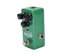 HUSHUI Guitar Effect Pedal TUBE MAN Mini Green Overdrive with Adjustable Control for Electric Guitar Sturdy Metal Shell