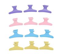 HUSHUI Hair Clips for Sectioning Cutting Coloring, Strong Grip Technology, Professional Strength, 24 Colorful Clips, Perfect for Salon and Home Use, 3.2 Inch (24 Pieces)