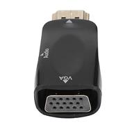 HUSHUI HD Multimedia Interface to VGA Converter Adapter Easy Plug and Play 1080P for PC Laptop Projector ABS Material