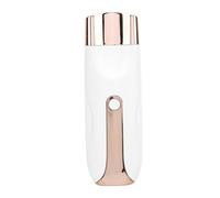 HUSHUI Heated Eyelash Curler Electric Rechargeable with Fast Heat Up 3 Temperature Settings for All Lash Types Portable Design (White)