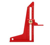 HUSHUI Height Gauge Woodworking Tool ABS Aluminum Alloy for Precise Depth Measurement in Table Saw Router Drill Press