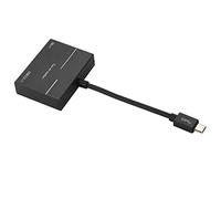 HUSHUI High Speed Type C XQD Card Reader with Durable ABS Shell for Fast Data Transfer Compatible with and Mac OS 500MB/s