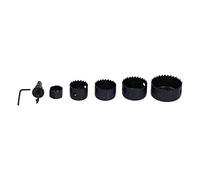 HUSHUI Hole Saw Drill Bits Set, Efficient Performance, Woodworking Hole Opener for Enthusiasts, 6 Pcs, 32-54mm Diameter