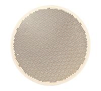 HUSHUI Honeycomb Solder Board, Round Shape Ceramics Soldering Board with Small Holes for Heat Dissipation, for Welder Copper Silver Gold
