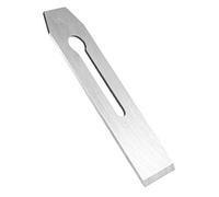 HUSHUI HSS Hand Planer Blade, Durable Woodworking Planing Blade, Manual Planing for Carpenters, Silver White, 44mm/1.73in Size (Planer 44mm)