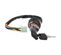 HUSHUI Ignition Switch 9 Hole 6 Wires Durable Replacement for Chinese to ATV Go Kart with 2 Keys