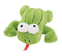 HUSHUI Interactive Plush Squeaky Cat Toy with Bird Sound Soft Electric Touch Activated Kitten Plush Toy for Indoor Outdoor