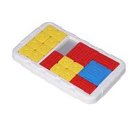 HUSHUI Kids Sliding Puzzle Board Toy for Developing Logical Thinking Challenges - Handheld Fun for Children - 19 Pieces - Durable Plastic (White)