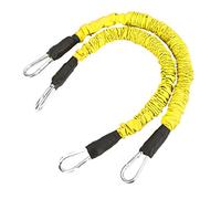 HUSHUI Latex Bouncing Trainer, Elastic Pull Rope for Fitness Body Shaping, with Non Natural Latex Material, Great for Pilates Yoga Strength Training Postpartum Recovery (Yellow)