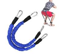 HUSHUI Latex Bouncing Trainer, Elastic Pull Rope for Fitness Body Shaping, with Non Natural Latex Material, Great for Pilates Yoga Strength Training Postpartum Recovery (Blue)