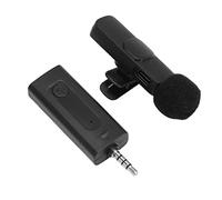 HUSHUI Lavalier Lapel Microphone Wireless with Auto Pairing Noise Reduction for Interviews Webcasting Video