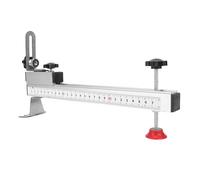 HUSHUI Level Wall Mount Bracket, Universal Adjustable Hanging Support Rod with Clear Scale, for Door Window Fitting Wall Construction Stair Installations