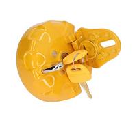 HUSHUI Locking Fuel Cap for Kato HD 200 Excavator, Durable Stainless Steel with Rubber Seal, 1 Set with 2 Keys