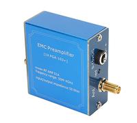 HUSHUI Low Noise Amplifier Module High Gain Wideband Ultra Low Noise LNA for Communication Systems DC 9-15V Metal Construction