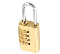 HUSHUI Luggage Lock Compact Design Durable Copper Padlock Resettable Combination for Suitcase and Toolbox 1 Unit