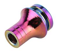 HUSHUI M12x1.25 Shift Knob Boot Retainer, Aluminum Alloy Adapter for Manual Transmission Vehicles, with Inner Diameter for xA xB tC Samurai (Colorful)