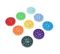 HUSHUI Math Rotation Toy Colorful Engaging Learning Tool for Kids and Adults Easy to Carry Plastic 6 X 6cm (Addition and Subtraction)