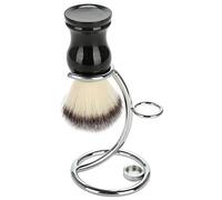 HUSHUI Men's Stainless Steel Shaving Tool Kit Portable and Brush Holder for Home Use 7cm X 10.5cm (Special-shaped frame 1)