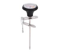 HUSHUI Milk Froth Thermometer, 2Pcs Speed Reading Coffee Temperature Tester with Stainless Steel Pot Clamp, for Coffee Beverage Chocolate Milk Foam Measurement