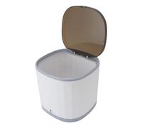 HUSHUI Mini Cup Washer Machine Portable Compact 360° Cleaning for Tea Lovers Home Use 4L ABS Design