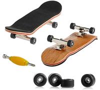 HUSHUI Mini Fingerboard,Professional Fingers Skateboard Maple Wood DIY Assembly Skate Boarding Toy For Children,Finger Toy Skateboard