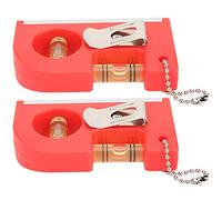 HUSHUI Mini Level, 2pcs Magnetic Bubble Level with Highly Transparent Anti Seismic Blisters, for Home Use Photo Frame Hanging Picture Installation